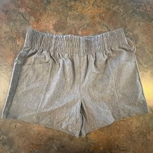 Kyodan Girls Grey Mix Elastic Waist Shorts Medium